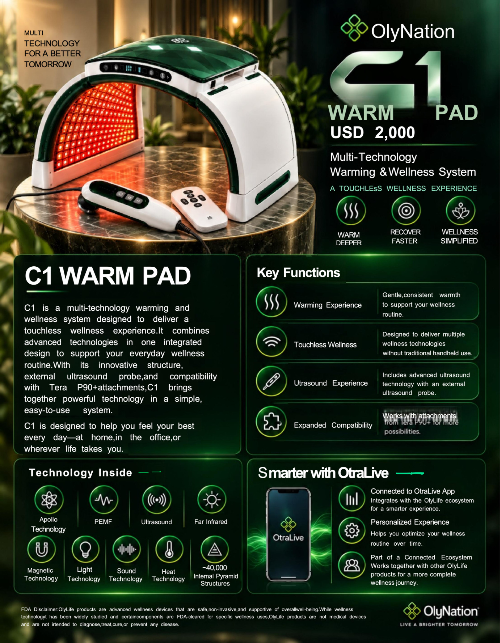 C1 WARM PAD 产品资料图
